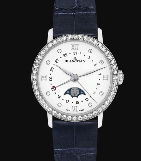 Review Blancpain Villeret Watch Review Quantième Phases de Lune Replica Watch 6106 4628 55A